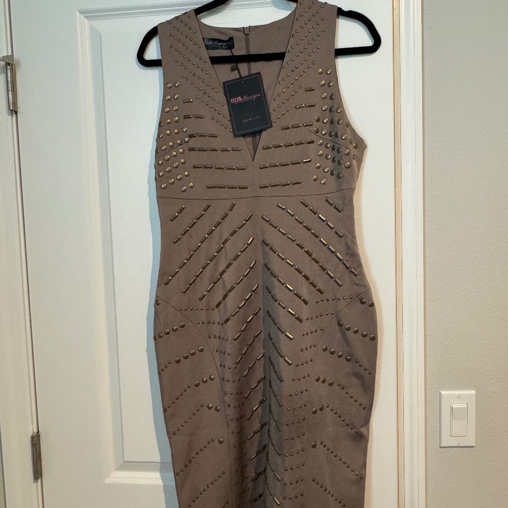 Celeb boutique. Now House of CB studded dress.